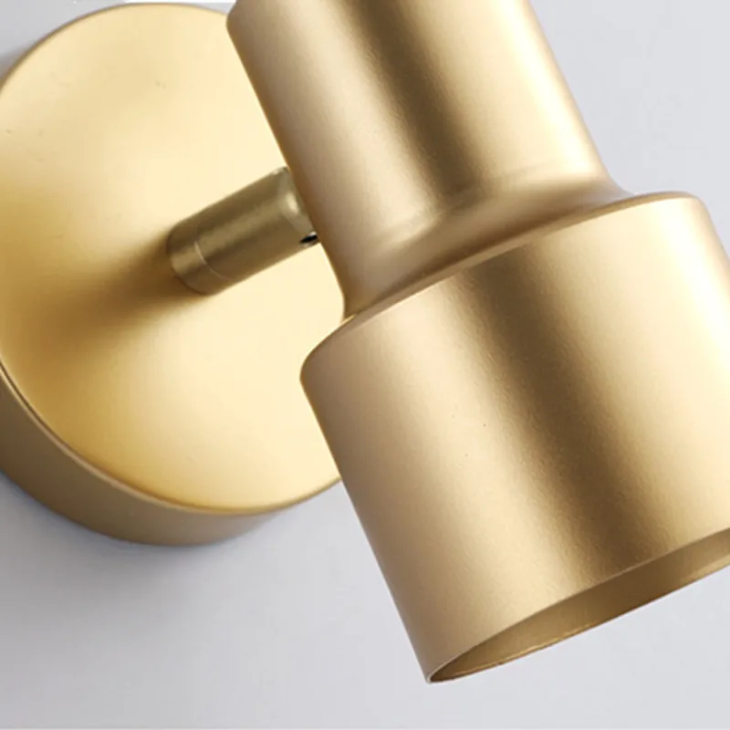 OMEE Nordic LED Wall Lights With Switch Fashion 7W White Black Wall Lamp Fixture Corridor Aisle Beside Lighting Art Deco Sconce