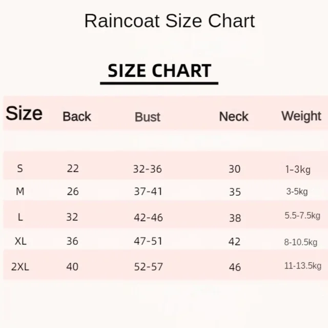 During the rainy season, dogs go out in transparent raincoats; Hooded waterproof jacket made of soft PVC material, dog raincoat 5