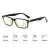 Retro Anti Blue Rays Progressive Multifocal Reading Glasses Men Women Near Far Sight Eyeglasses Computer Goggle Eyewear gafas 2
