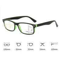Retro Anti Blue Rays Progressive Multifocal Reading Glasses Men Women Near Far Sight Eyeglasses Computer Goggle Eyewear gafas 2