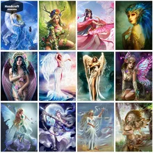 

Poster Myth 5D Diy Female Angel Diamond Painting Embroidery HD Picture Full Round&Square Diamond Mosaic Cross Stitch Room Decor