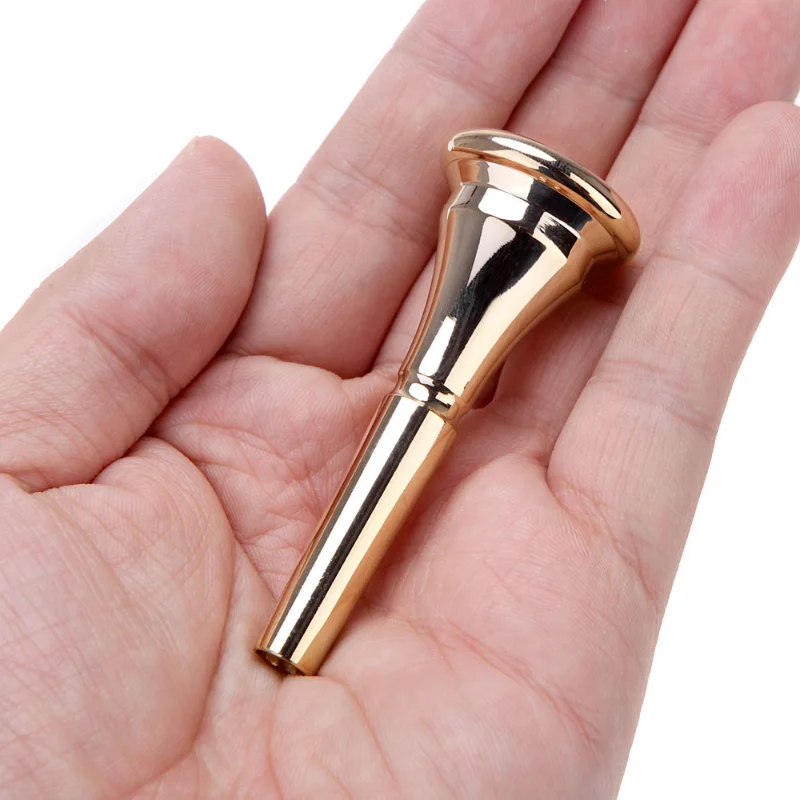 French Horn Mouthpiece Gold Silver Plated Metal Copper Alloy French Horn Musical Instruments trumpet mouthpiece