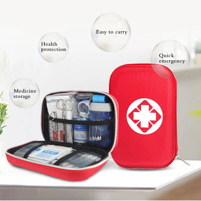 Portable Outdoor First Aid Kit Medicine Storage Bag Travel Camping