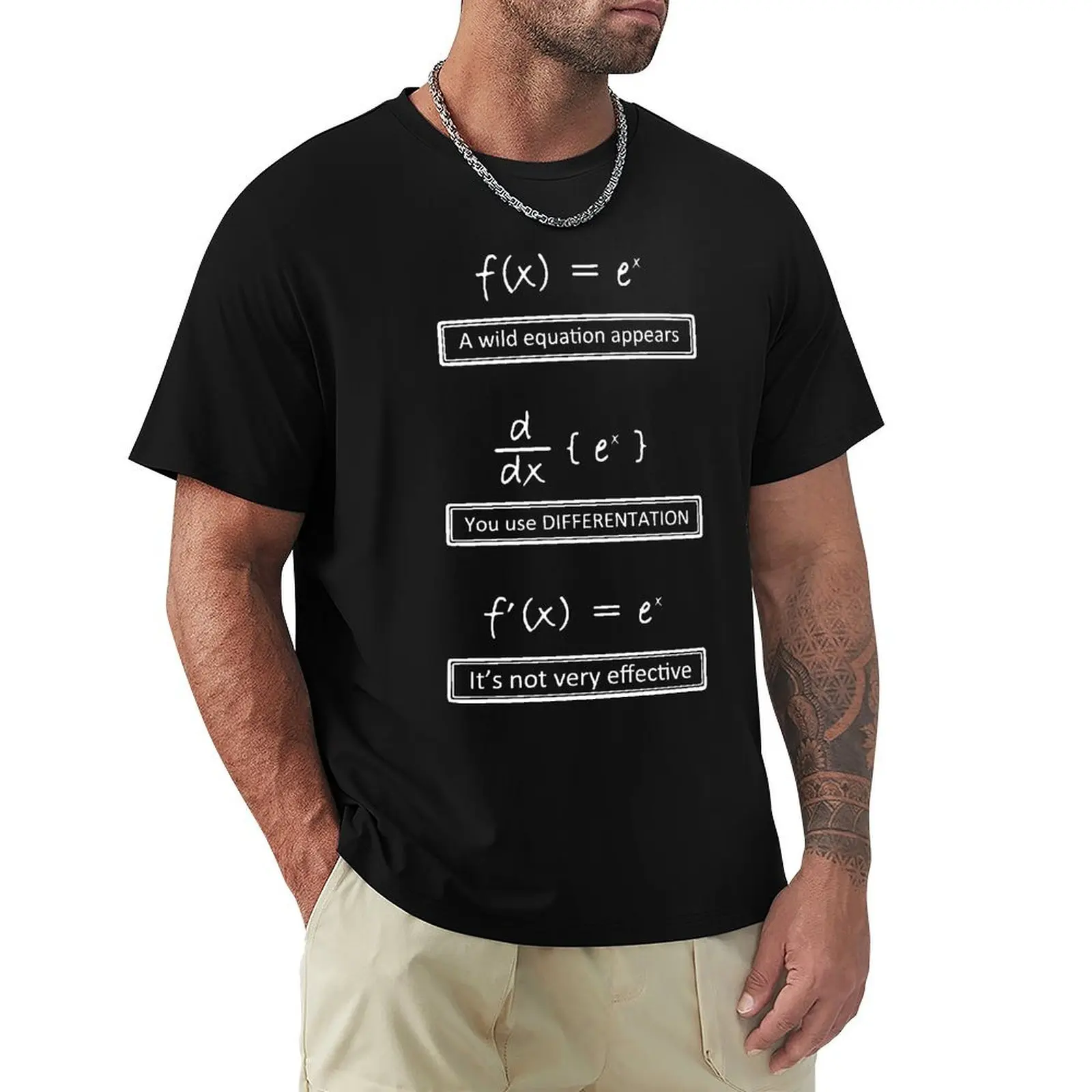 

Mathematics Math Joke Funny Geek Calculus Men T Shirt Cotton Custom Short Sleeve Clothing
