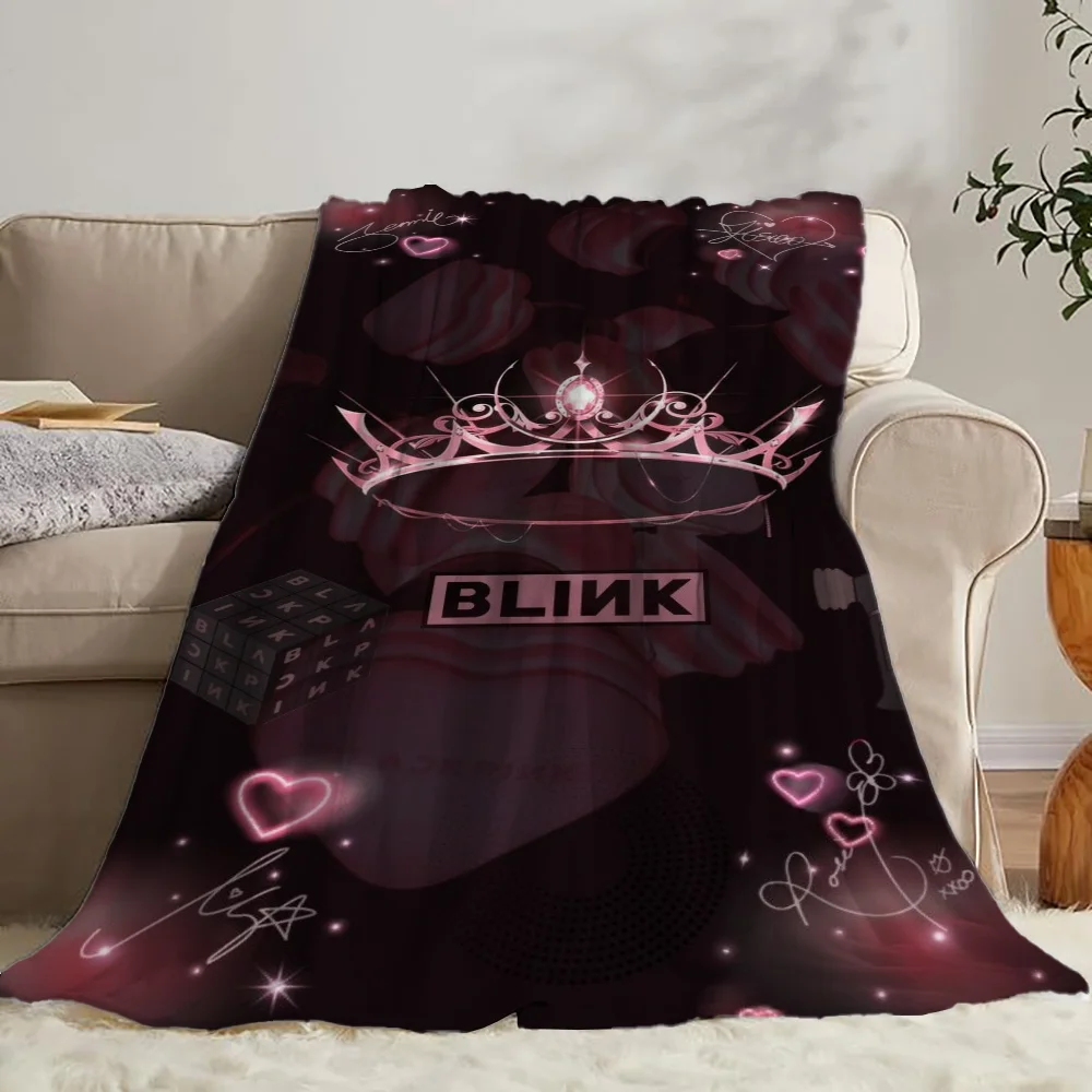 Bed Blankets King Size BLACKPINK Fleece Blanket for Sofa Decoration Luxury Throw Blankets and Throws Microfiber Bedding Cobija 3
