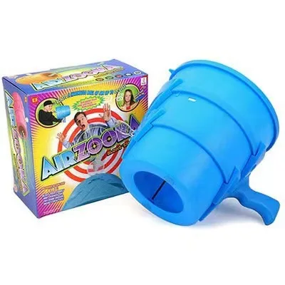AIRZOOKA Air Vortex Cannon Blaster: Pistola Giocattolo Scherzosa Antistress che Spara Palline d'Aria Invisibili fino a 15 Metri per Giochi di Gruppo - immagine 3