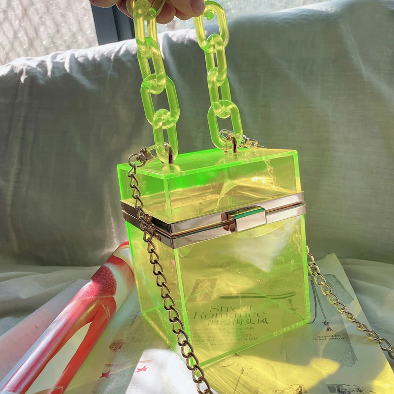 Green Transparent Bag Acrylic Clutch Jell Party Bags for Women 2022 Evening  Clutch Luxury Designer Handbags Crossbody Purse - AliExpress