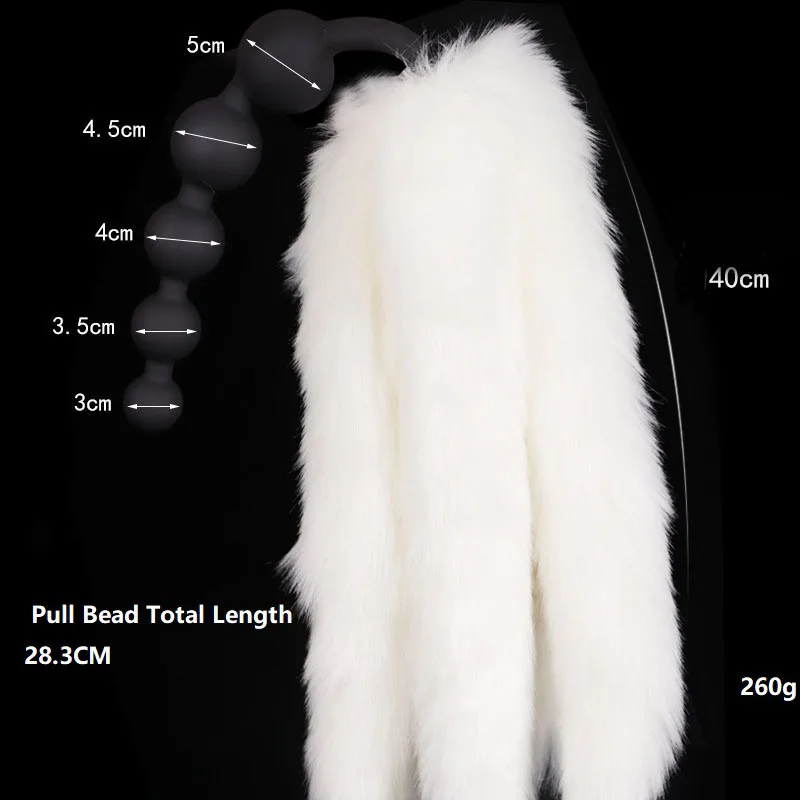 Plug anal queue de renard pour couples jouet sexuel anal_voghion.com