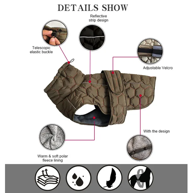 Winter Warm Dog Clothes 4