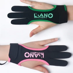 Outdoor Sports Accessories Archery Shooting Hunting Useful 3 Fingers Protective Gloves Finger Guard