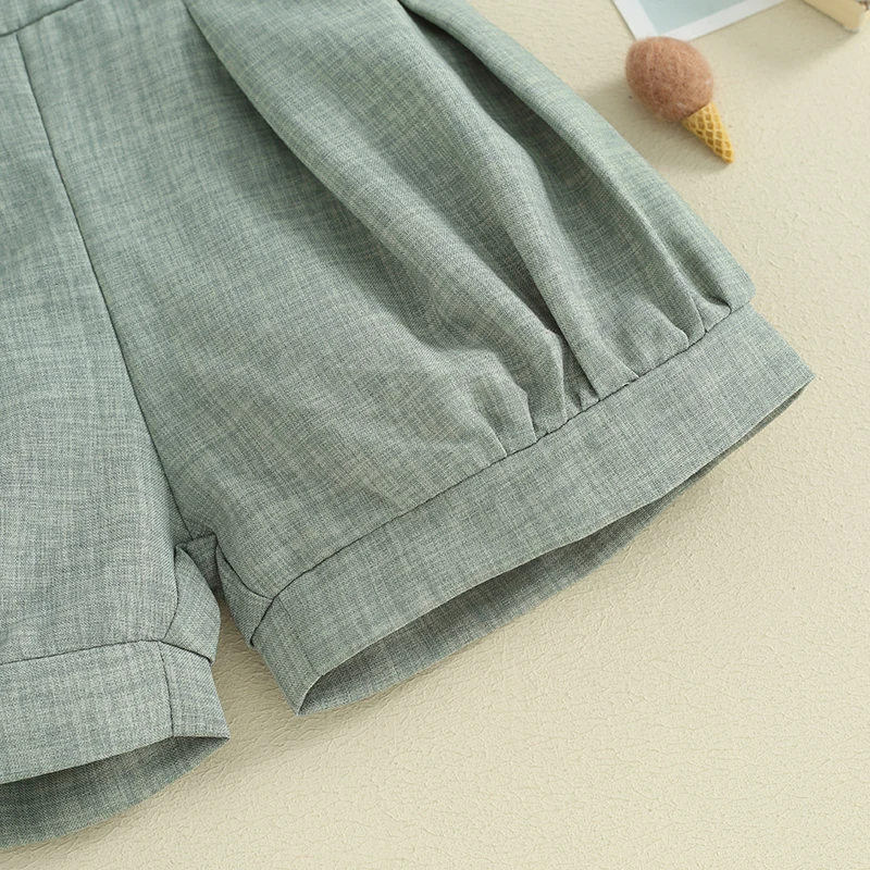 Infant Boys Denim Overalls