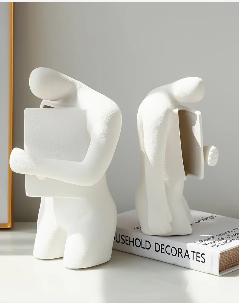 Minimalist Abstract Art Ceramic Sculpture