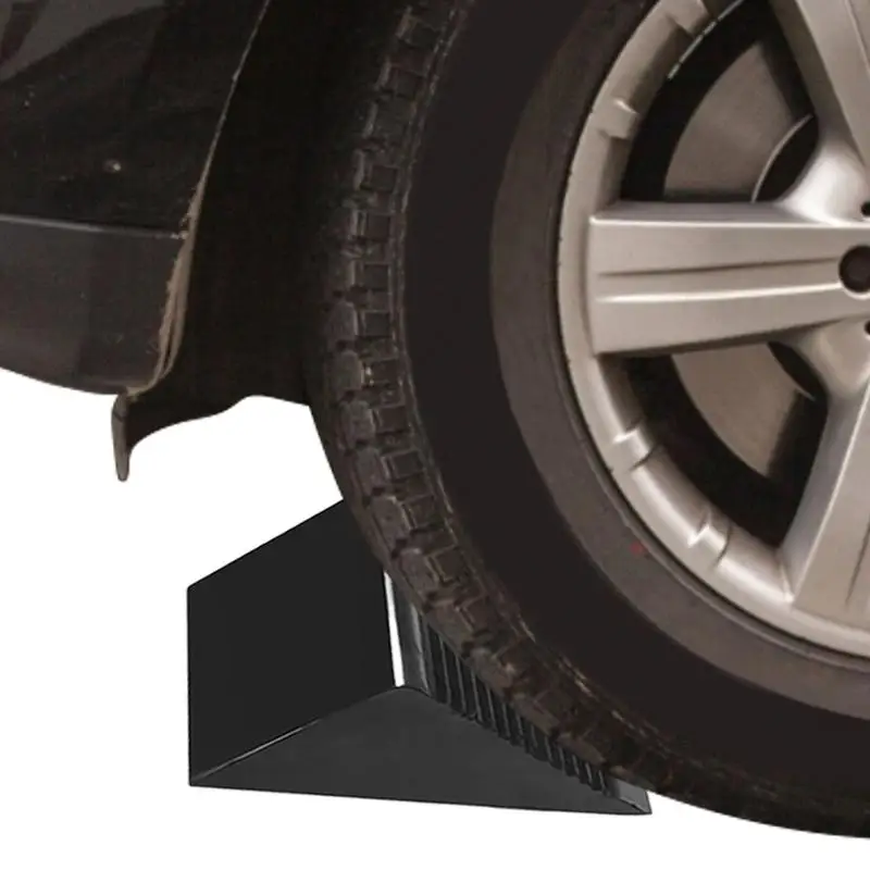 

Wheel Chocks For Travel Trailers Solid Heavy Duty Rubber Wheel Toppers Durable Tire Stopper With Handle For Cars Trucks