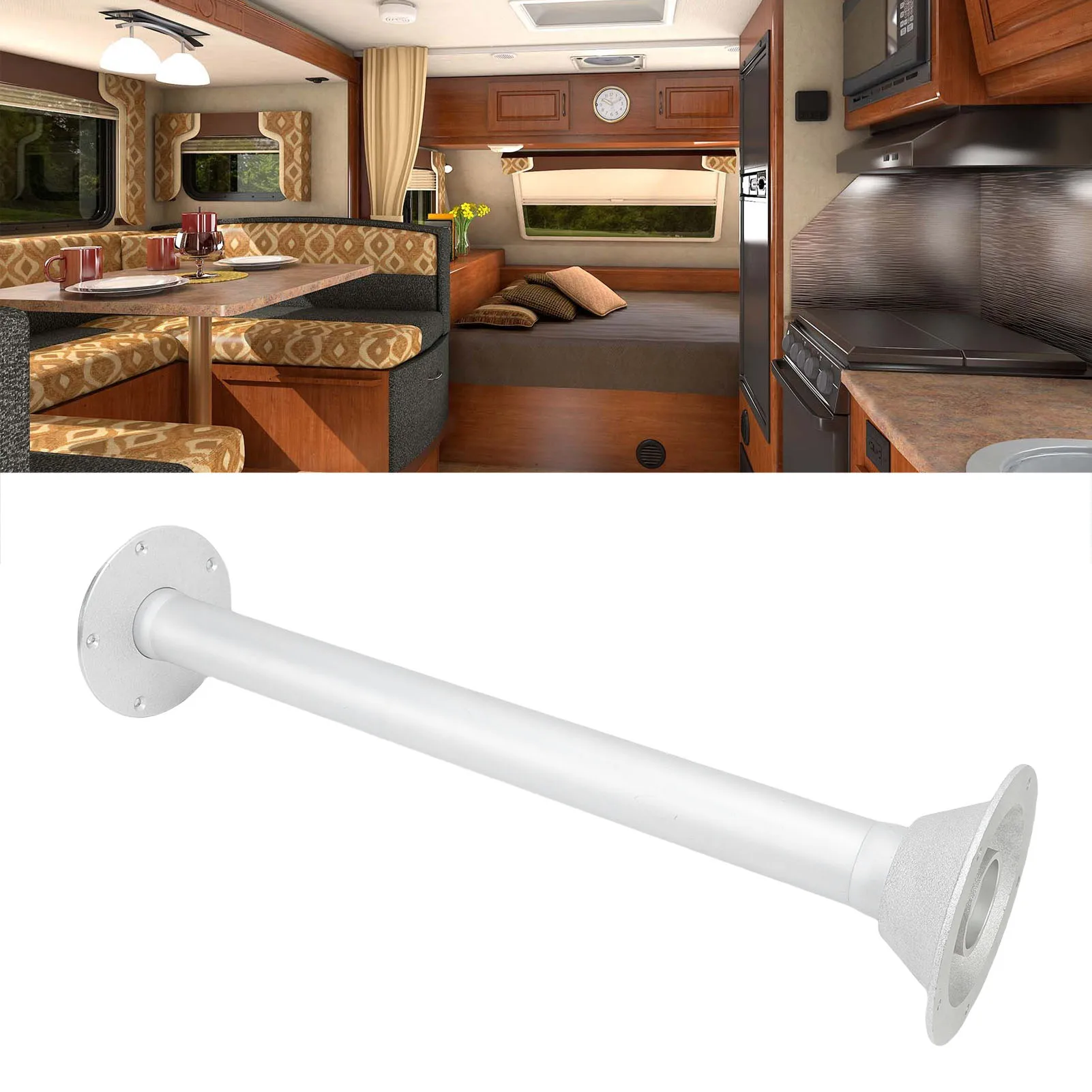 RV Table Leg Aesthetic  Heavy Duty 29.13in Stable Support Removable Boat Table Base Stand Leg for Motorhome Campervan