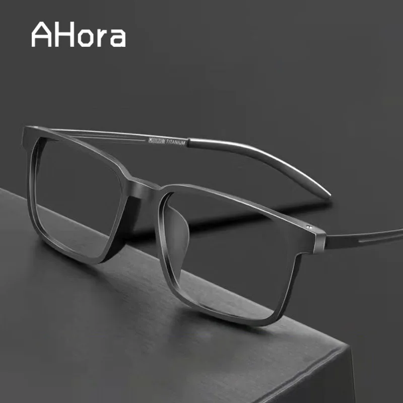 

Ahora Retro Square Business Reading Glasses Men TR90 Blue Light Blocking Optical Presbyopic Eyeglasses Spectacles Frames Diopter