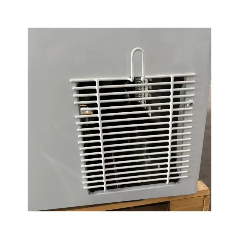 Glass Door Freezer Supermarket Chest Horizontal Deep Island Freezer Display Refrigerator