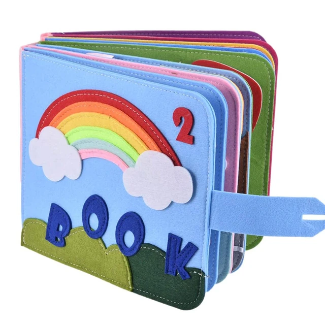 16 page Rainbow Busy Book For Pre schoolers: Montessori Toys - Temu