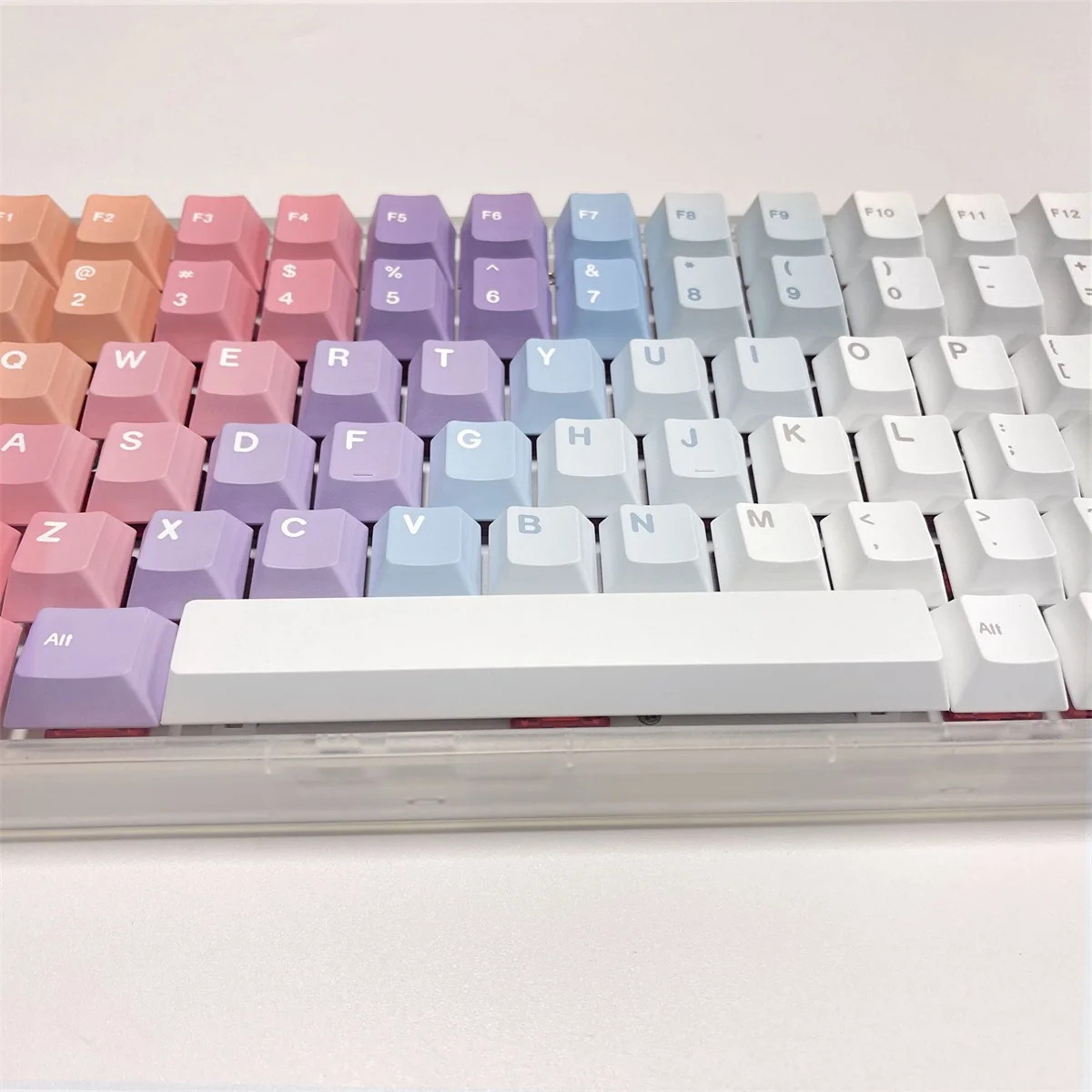 Gmk Dreamグラデーションキーボードキャップ,144キー,Cherry 