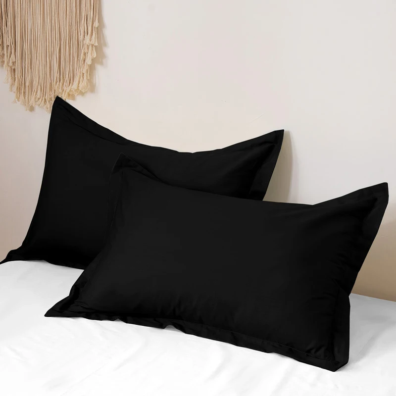 2pcs 100% brushed polyester fibre pillowcase (coreless), super soft and comfortable, anti-wrinkle, fade and stain resistant 5