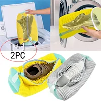 1/2PCS Washing Shoes Bag Protector Fluffy fibers Polyester Washing Shoes Machine Friendly Laundry Bag Drying Bags 1