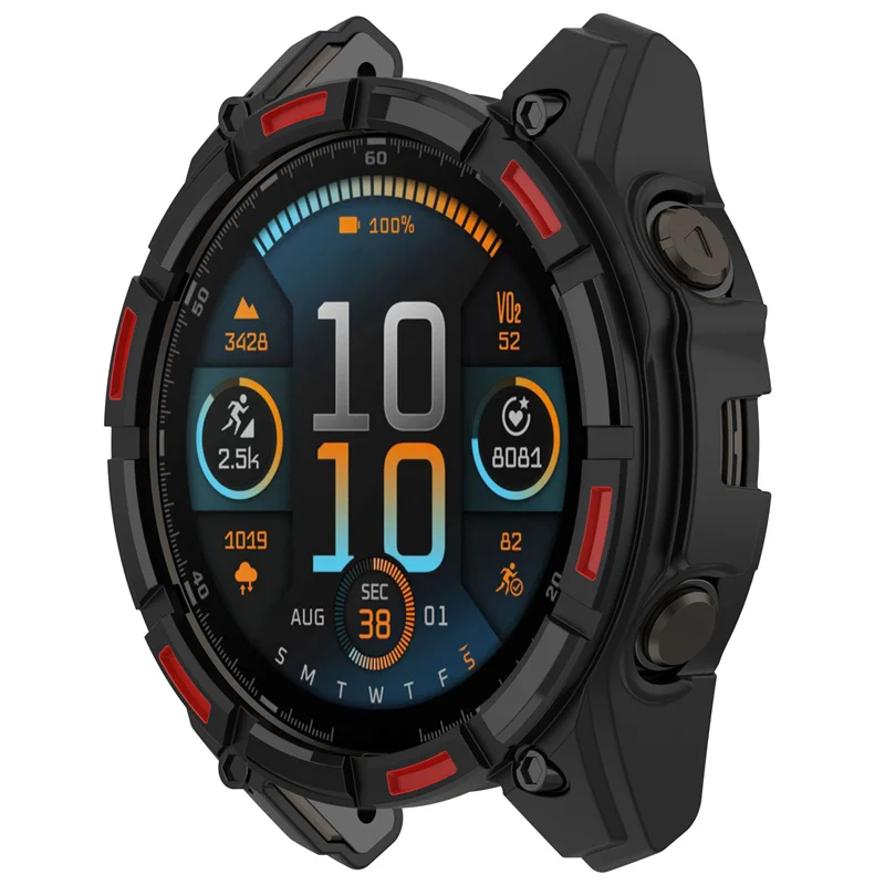 Hülle für Garmin Fenix 8 43 mm 51 mm 47 mm, schützende, kratzfeste, weiche TPU-Silikonhülle für Garmin Fenix 8 43/47/51 mm Zubehör – Detail 10