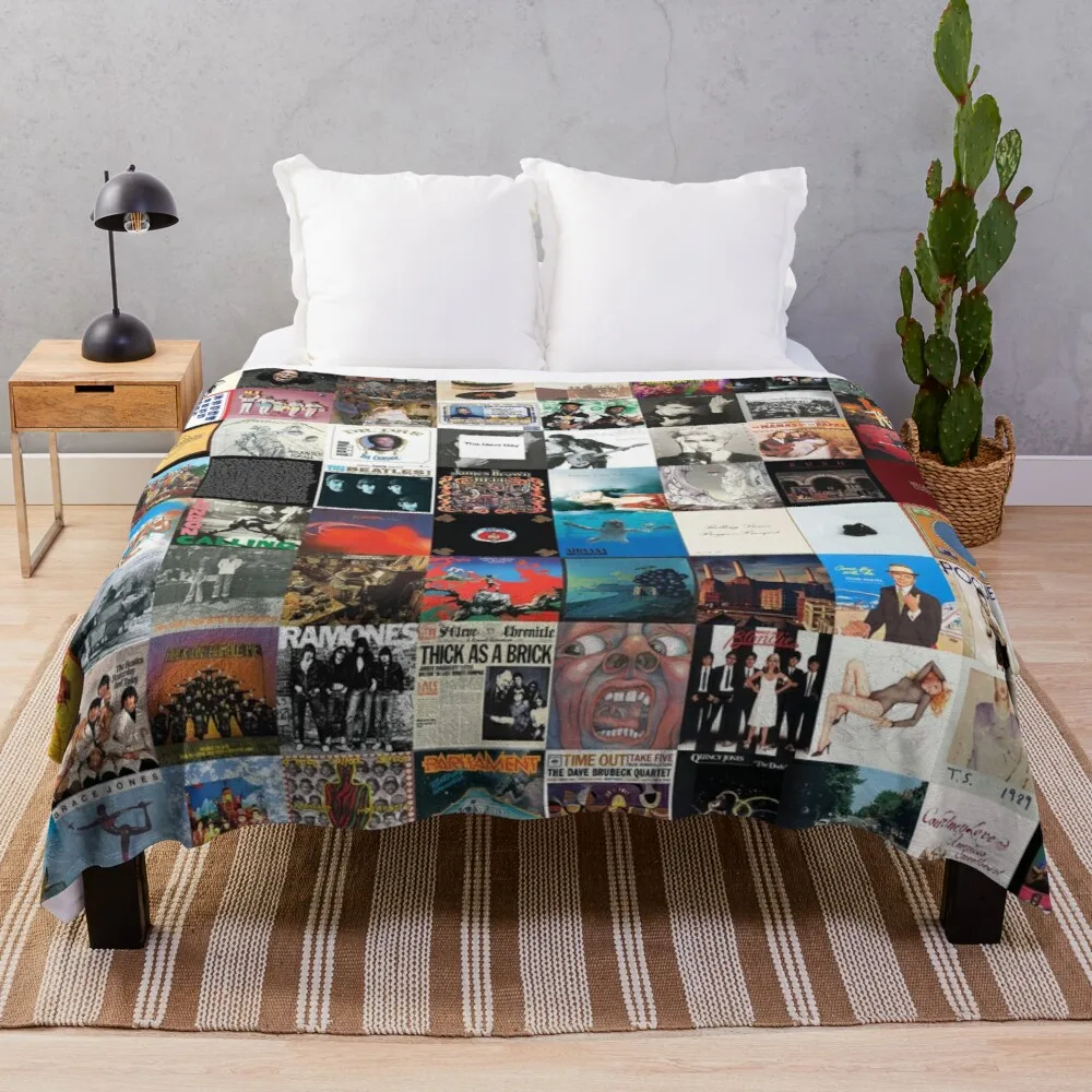 

Greatest Album Collage Throw Blanket Sofas Blanket Sofa