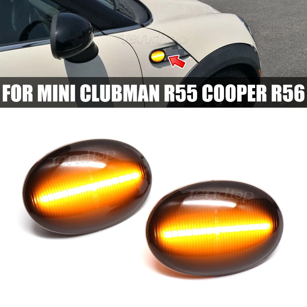 Dynamic Side Marker Mirror Lamp Led Flashing Turn Signal Light For Mini