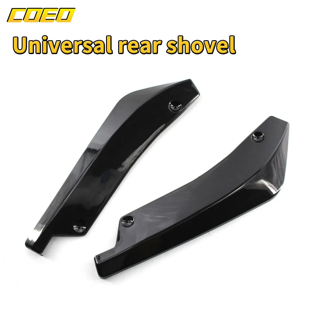 

Universal Gloss Black Rear Bumper Lip Splitter Deflector Spoiler Scratch Resistant Wing Shovels