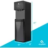 Avalon A3BLK Self Cleaning Bottom Loading Water Cooler Dispenser, 3 Temperature-UL/Energy Star Approved-Black Stainless Steel, 5 6