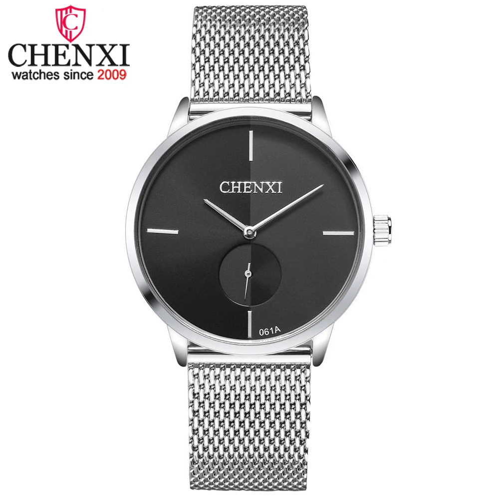 CHENXI Top Fashion Watch for Men Ladies Luxury Brand Couple Quartz Wristwatch Stainless Steel Watches Waterproof Sport Clock