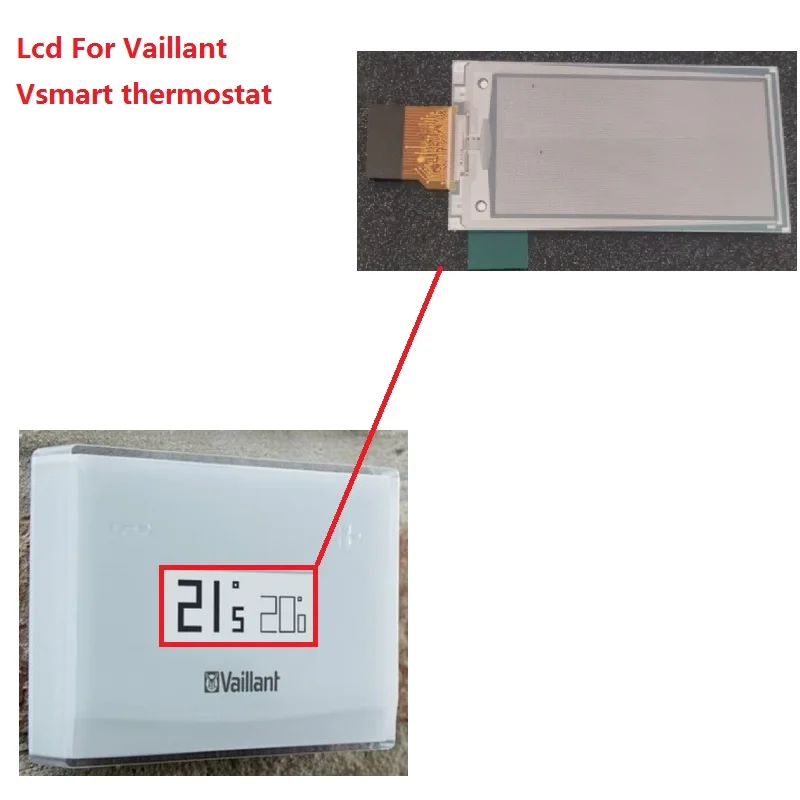 2.13 Inch OPM021E1 Lcdscherm Voor Vaillant Vsmart Thermostaat
