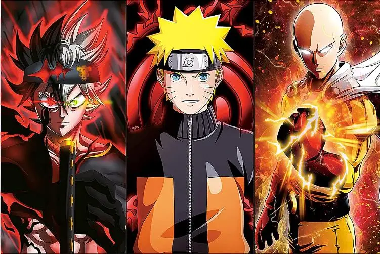 Papel De Parede Anime Naruto Mangá Desenho Art Lavável