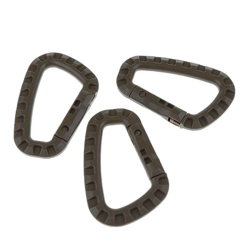 Climbing Carabiner 6x Tactical Plastic Cadet Hiking Camping