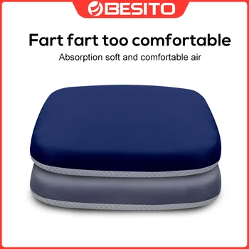 Coussin de siège ergonomique en coton à mémoire de forme pour étudiant, coussin de siège pour hémorroïdes, coussin de chaise, Extension de siège de voiture du dieu 1