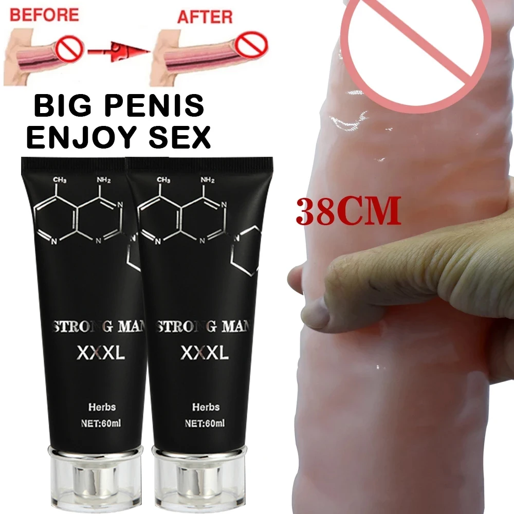 60ml Strong Man Penis Cream Big Penis Enlargement Gel Enlarge Penis Grow Thicker Stronger Big Dicks Penis Enlargement Cream