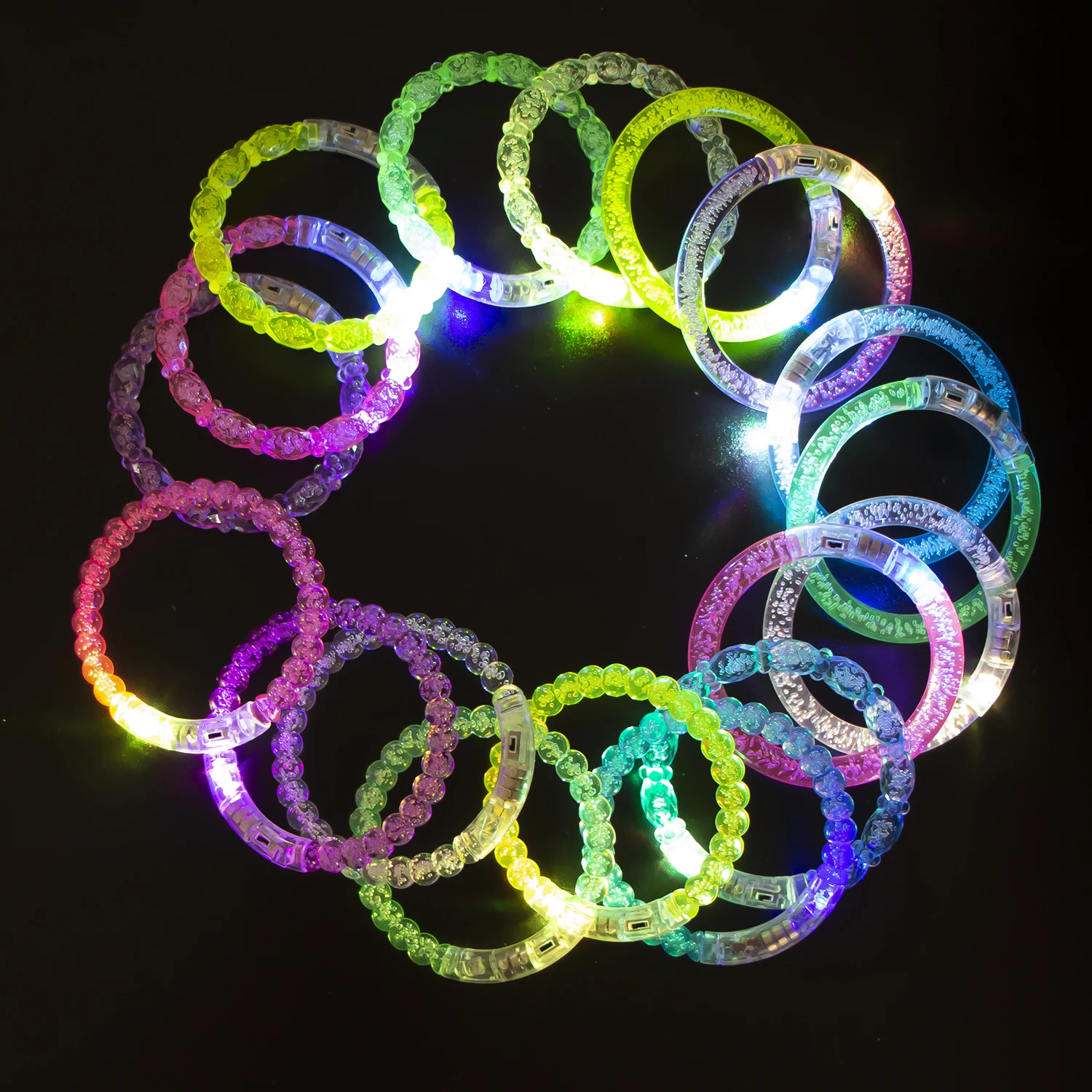 Glow Sticks Bracelets Party Supplies Glow in The Dark LED