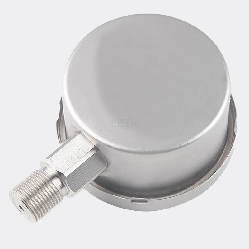 1Pcs Digital Pressure Gauge 60mm High-precision 0.4 LCD Display Manomete Battery-Powered Psi/Bar/Kpa Water Pressure Meter Blue