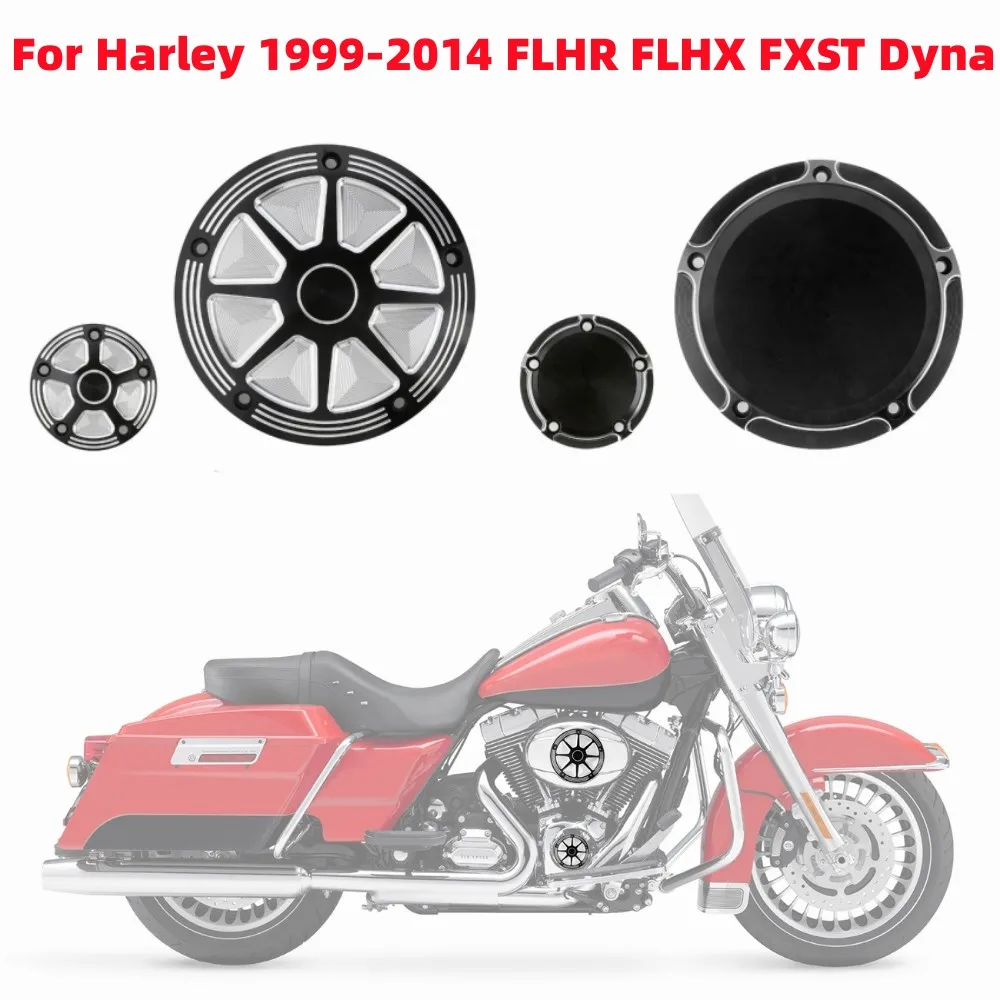 

Motorcycle Modified Engine Clutch Side Cover Side Cover Clutch Side Covers For Harley 1999-2014 FLHR FLHX FXST Dyna