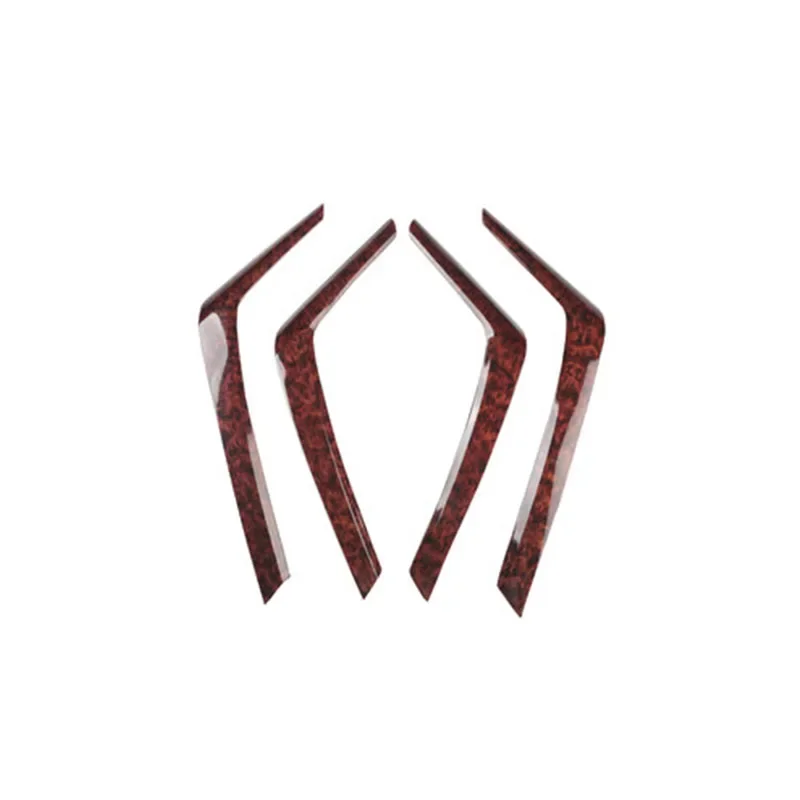 

For Toyota RAV4 2013-2018 Peach Wood Interior Accessories Car Inner Door Handle Trim Cover Armrest Decorative Strip Sticker