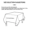 Home solid color polyester fabric thickened royal blue tablecloth Plain picnic party table cloth 6
