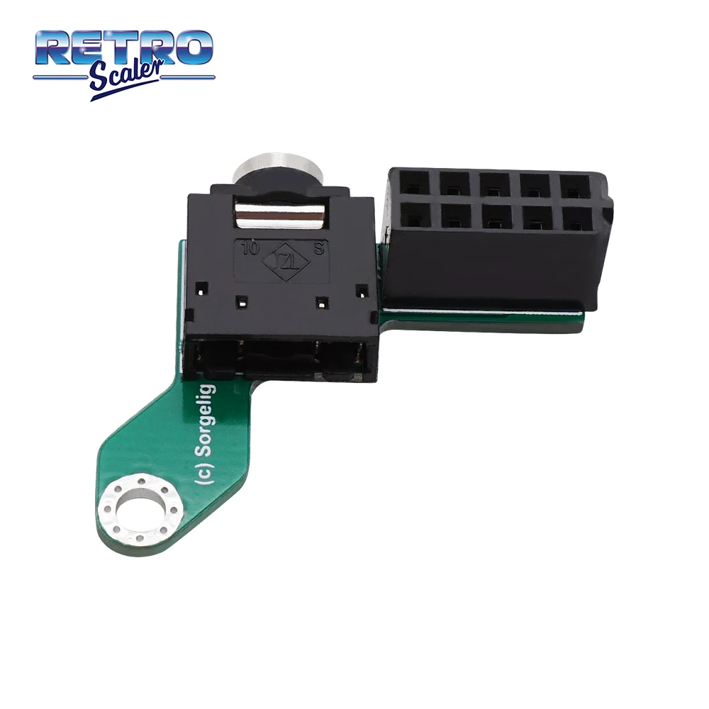 componente retroscaler para misterfpga placa de entrada de fita de áudio