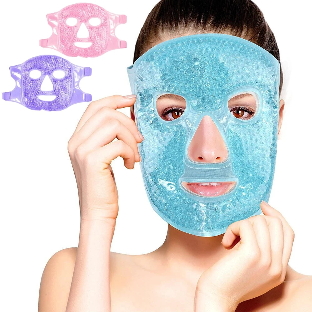 Cooling Ice Mask Fatigue Relief Anti Wrinkle Skin Firming Spa Hot Cold