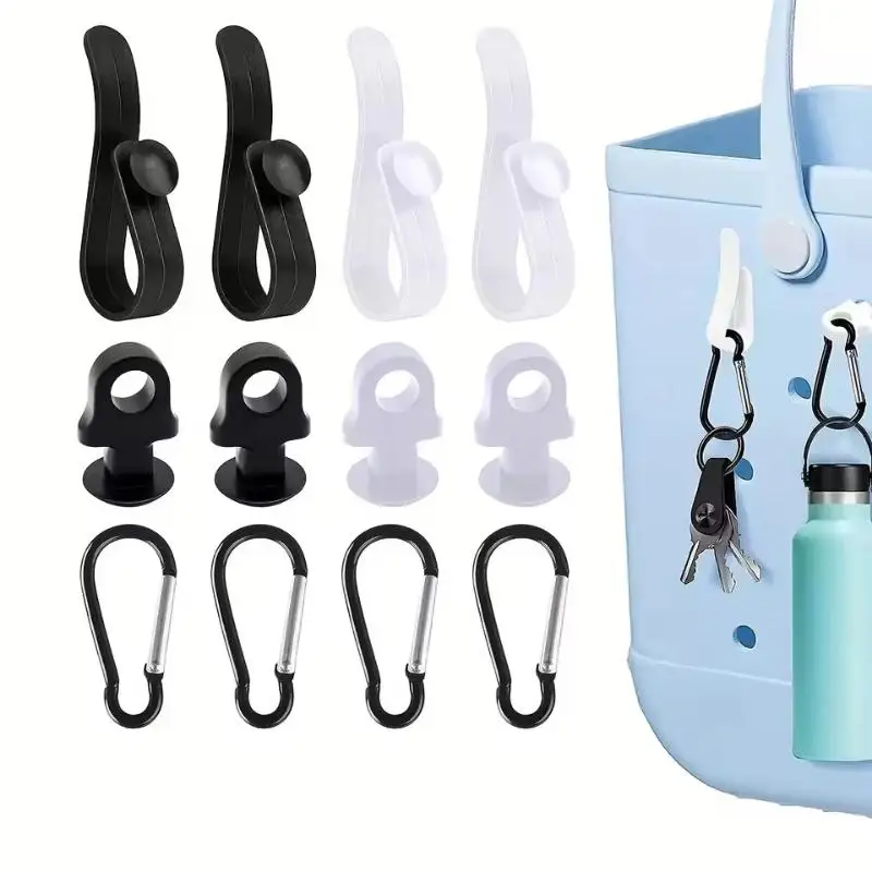 Kit di accessori 3 pezzi, gancio portatile, moschettone portachiavi e portabicchieri, parti di ricambio per uso quotidiano all'aperto - immagine 2