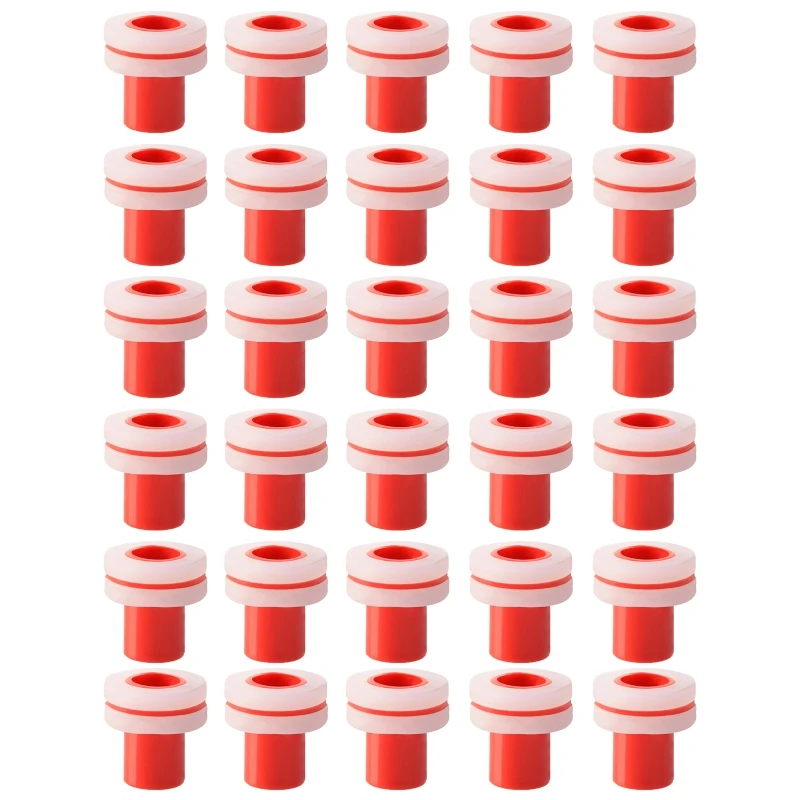 

30pcs Pipe Plugs Thread Pipe Fitting End Cap Plug Buckle Pad Choke Leak-proof Sealing Ring Plumbing Accessories