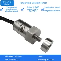 Integrated temperature vibration sensor three-axis transmitter acceleration amplitude displacement motor fan pump 2