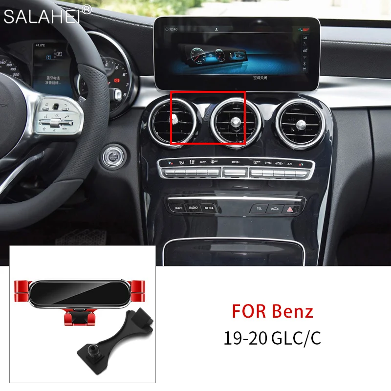 

Gravity Car Mobile Phone Holder For Mercedes Benz W205 X253 Air Vent Mount Cover Cellphone GPS Support Stand Bracket Accessories
