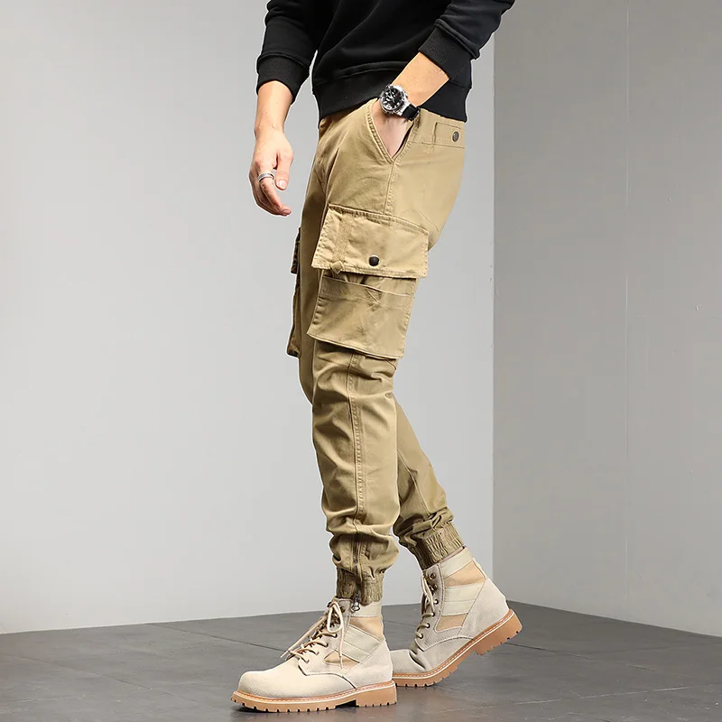 navy blue cargo pants Single Road Mens Cargo Pants Men 2022 Hip Hop Tactical Techwear Baggy Fashion Joggers Male Trousers Streetwear Casual Pants Men tactical cargo pants