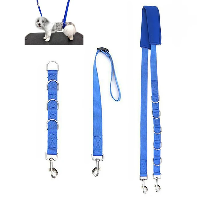 Pet Supplies Adjustable Dog Grooming Belly Strap D-rings Bathing Band Free Size Pet Traction Belt Dog Collar Dog Harness 3pcs 6