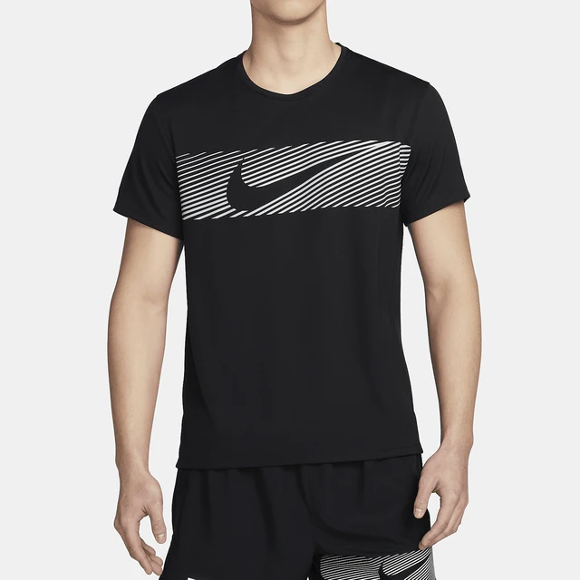 Nike officiel véritable Miler Flash Dri-FIT T-Shirt de course pour hommes FN3052-010 1