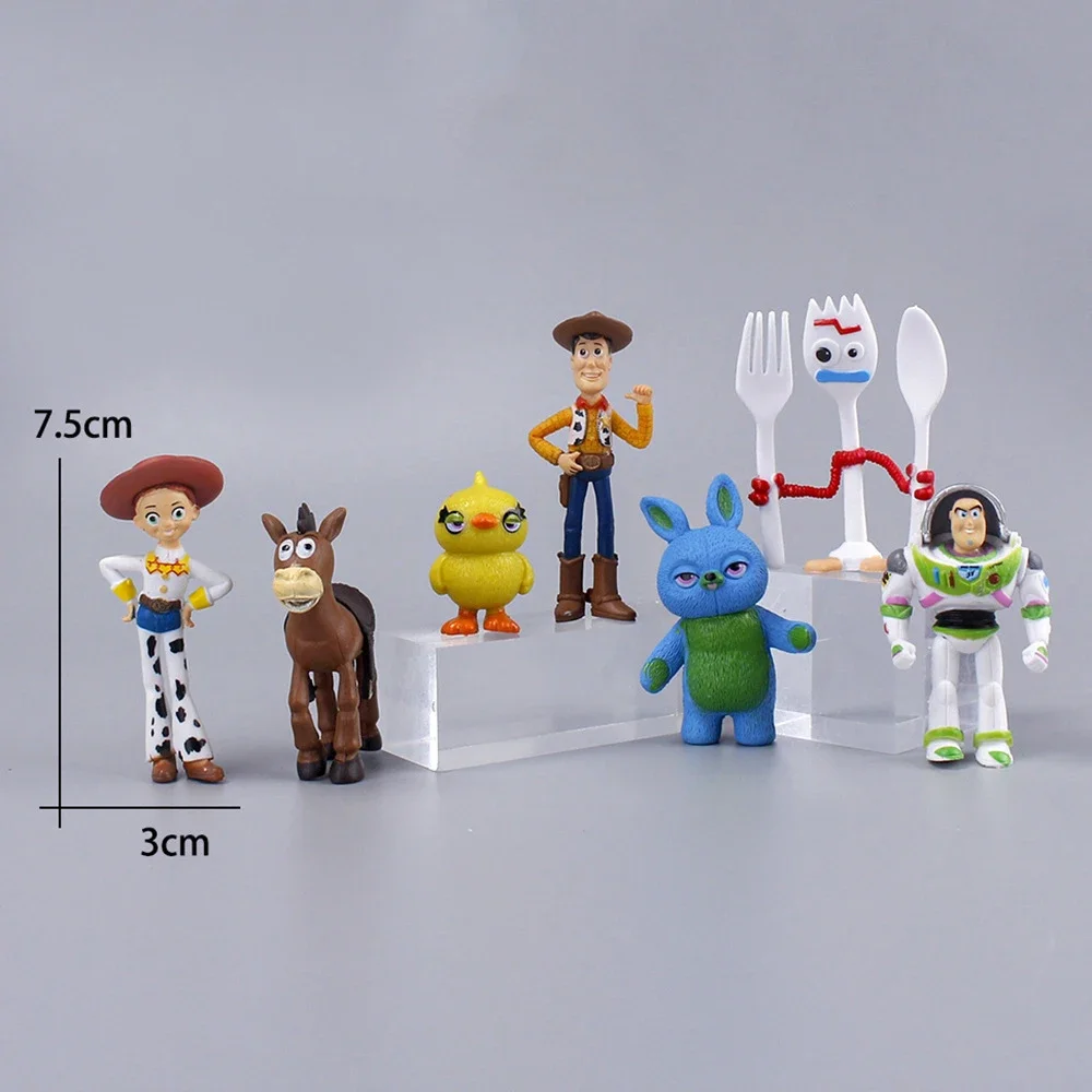 Disney Toy Story 4 Woody Buzz Lighty Forky Rex Action